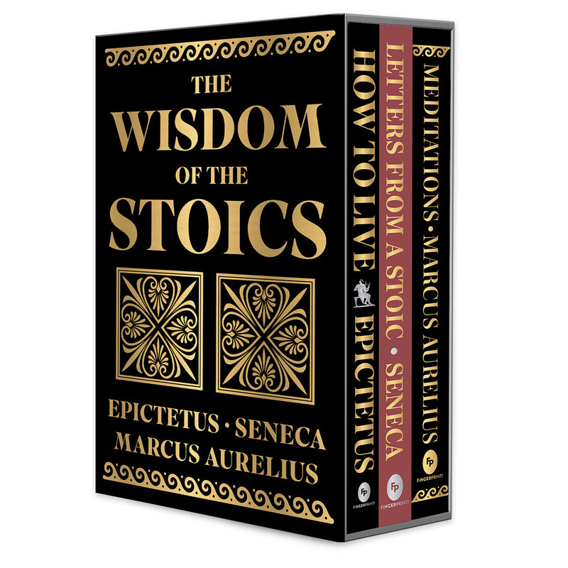 Wisdom of the Stoics Boxed Set (Deluxe Hardbound Edition), The