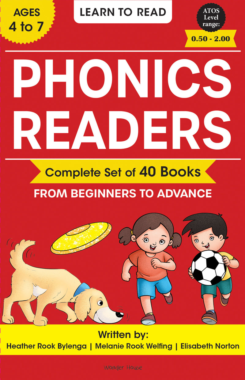 Learn To Read: Phonics Readers: From Beginners to Advance (Complete Set of 40 Books)
