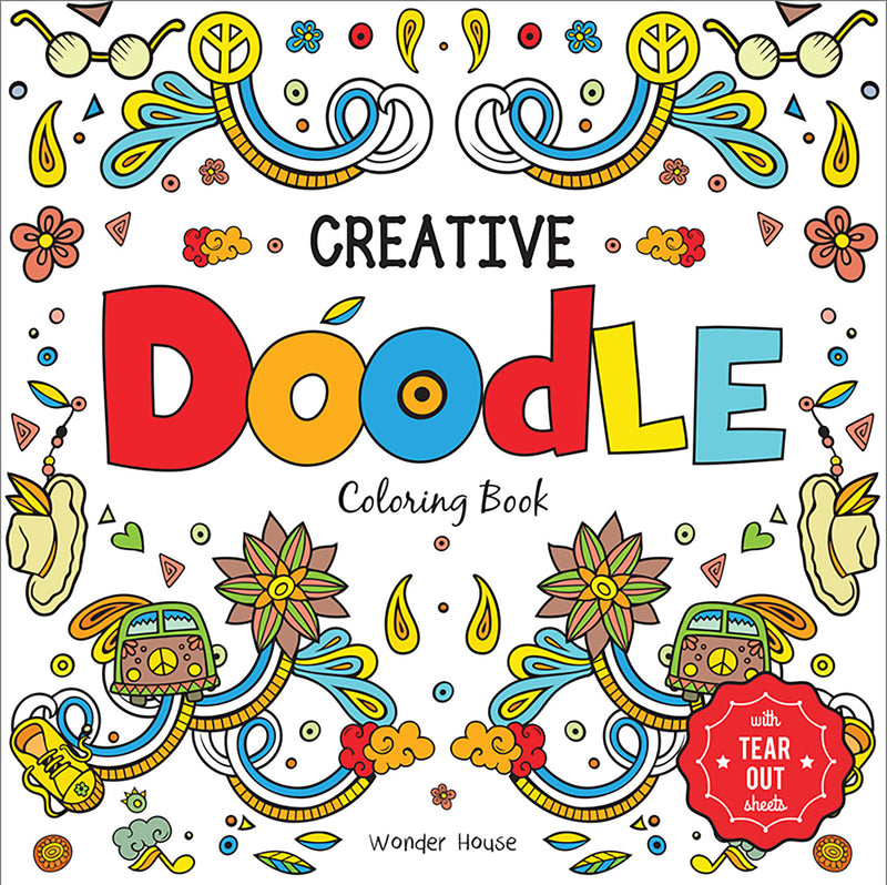 Creative Doodle Coloring Book : Children Coloring Book With Tear Out Sheets