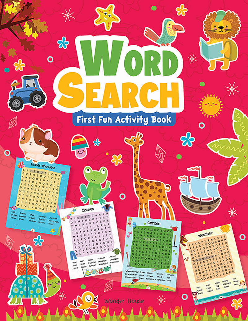 Word Search : First Fun Activity Books For Kids