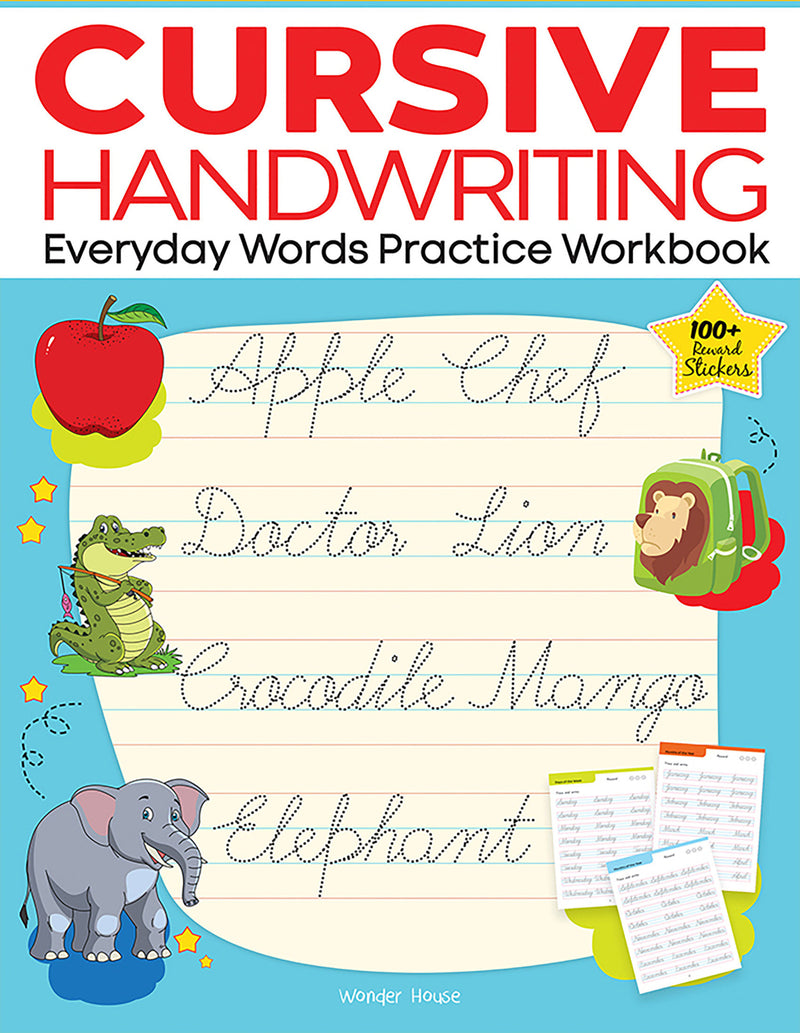 Cursive Handwriting - Everyday Words: Practice Workbook For Children