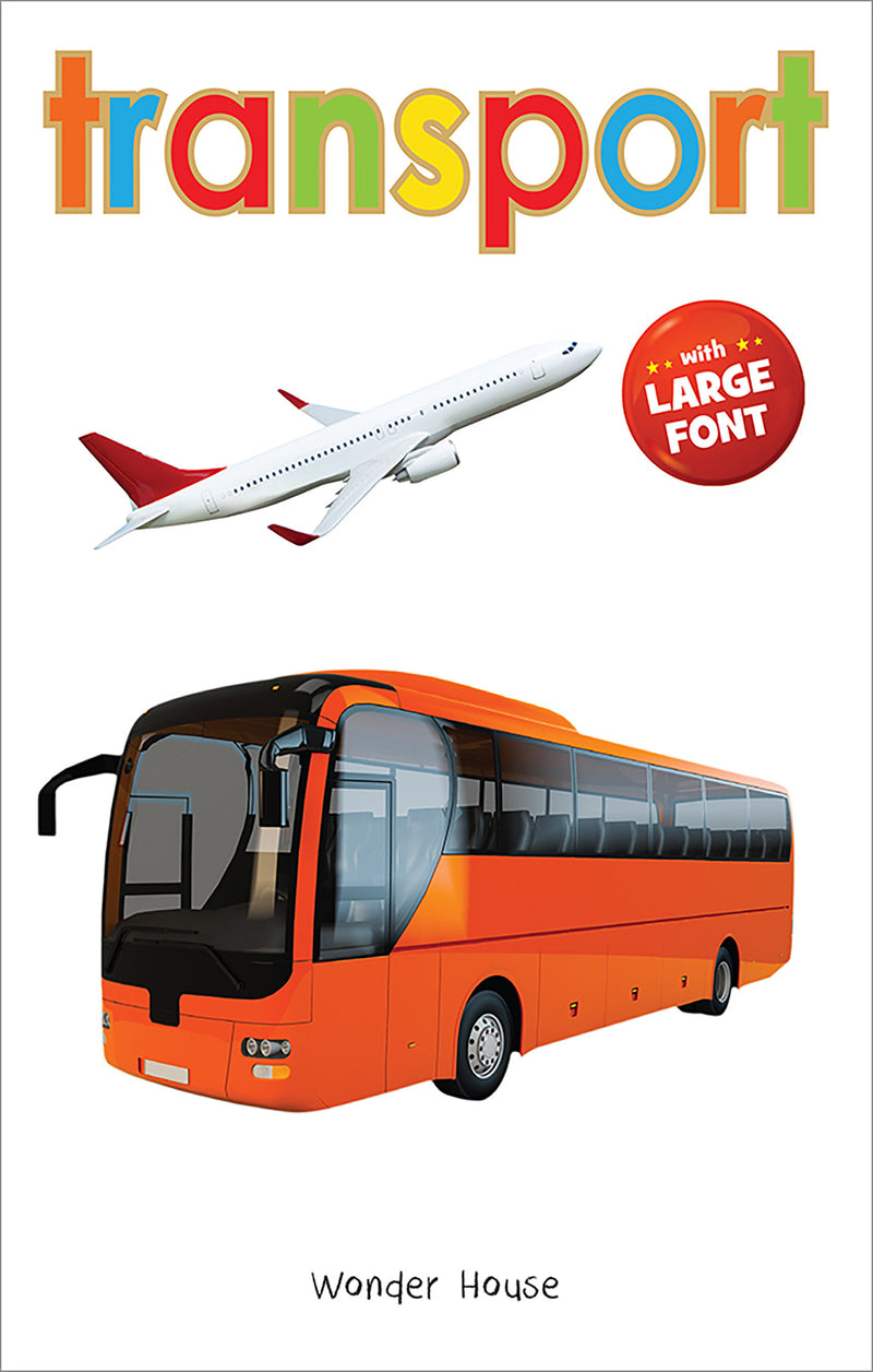 Transport - Early Learning Board Book With Large Font : Big Board Books Series