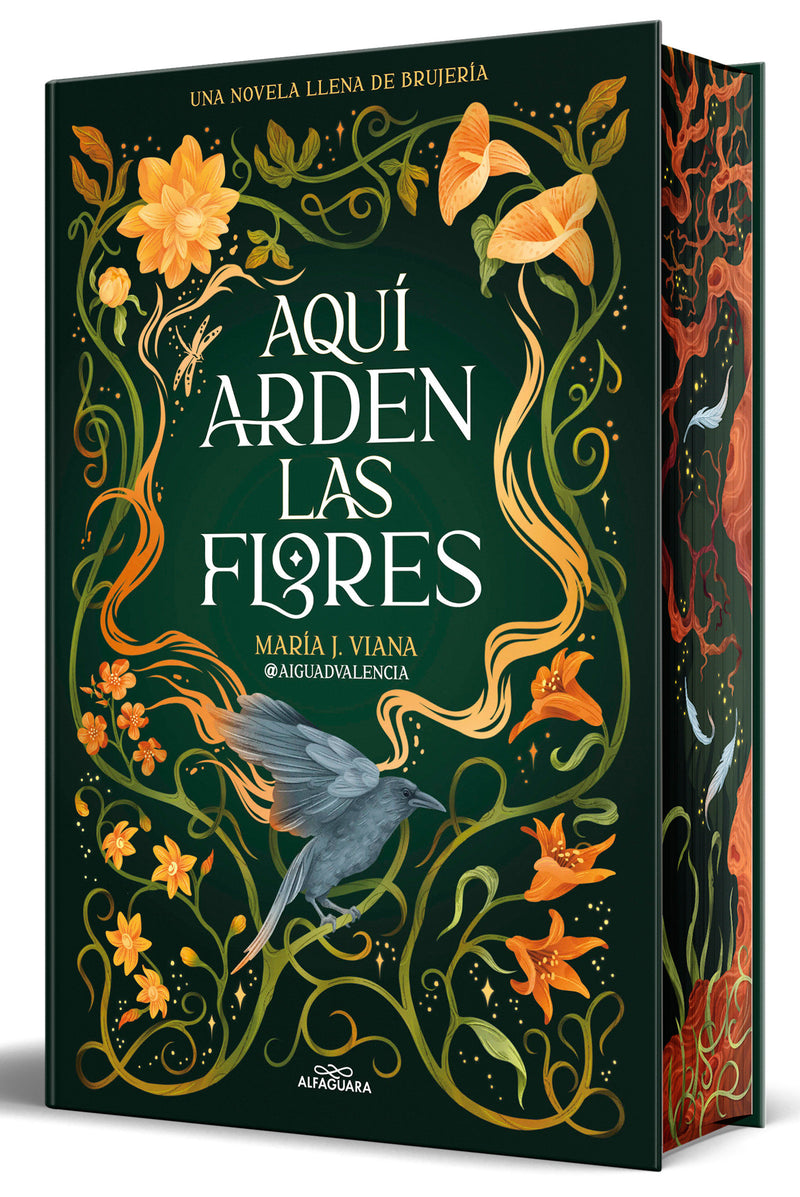 Aquí arden las flores (Edición cantos pintados) / Flowers Burn Here (Sprayed Edges Edition)