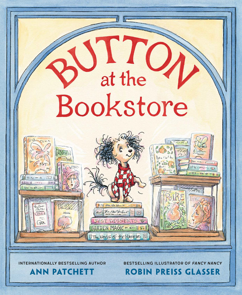 Button at the Bookstore
