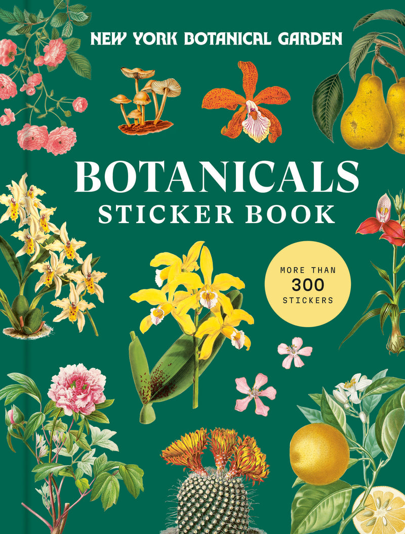 Botanicals Sticker Book: More Than 300 Stickers: Stickers for Journals, Water Bottles, Laptops, Planners, and More