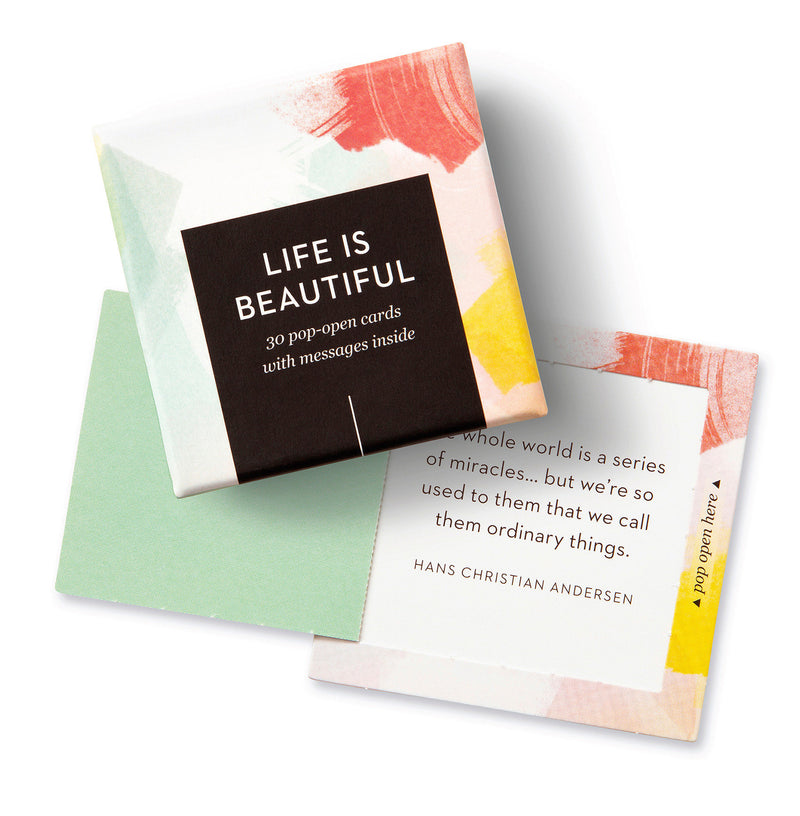 ThoughtFulls: Life Is Beautiful: 30 Pop-Open Cards with Messages Inside