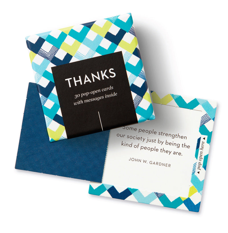 ThoughtFulls: Thanks: 30 Pop-Open Cards with Messages Inside
