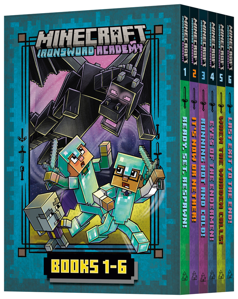 Minecraft Ironsword Academy Books 1-6 Boxed Set