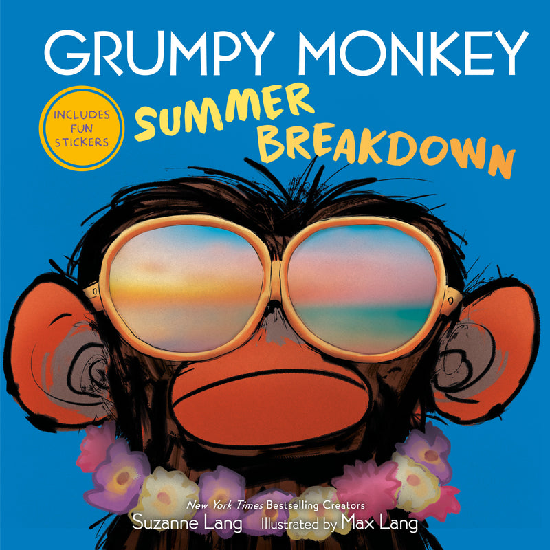 Grumpy Monkey Summer Breakdown: Includes Fun Stickers!