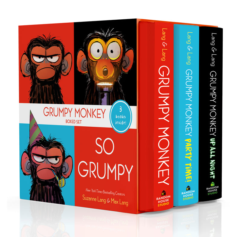 So Grumpy: Grumpy Monkey Board Book Boxed Set: Grumpy Monkey; Grumpy Monkey Party Time!; Grumpy Monkey Up All Night