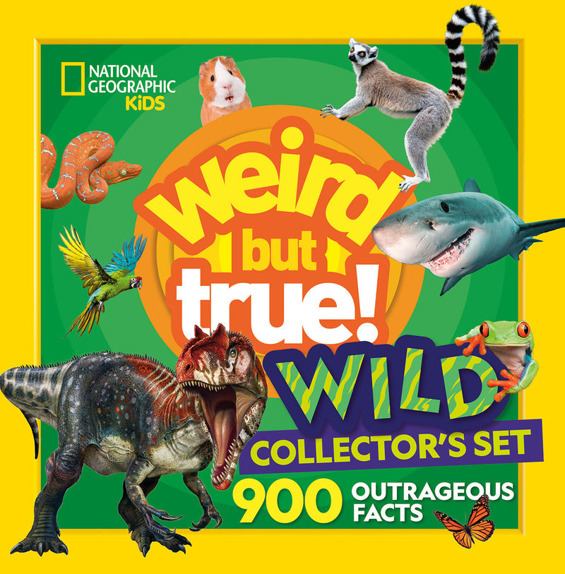 Weird But True! Wild: Collector's Boxed Set: 900 Outrageous Facts About Sharks, Animals, and Dinosaurs (Includes 3 Books)