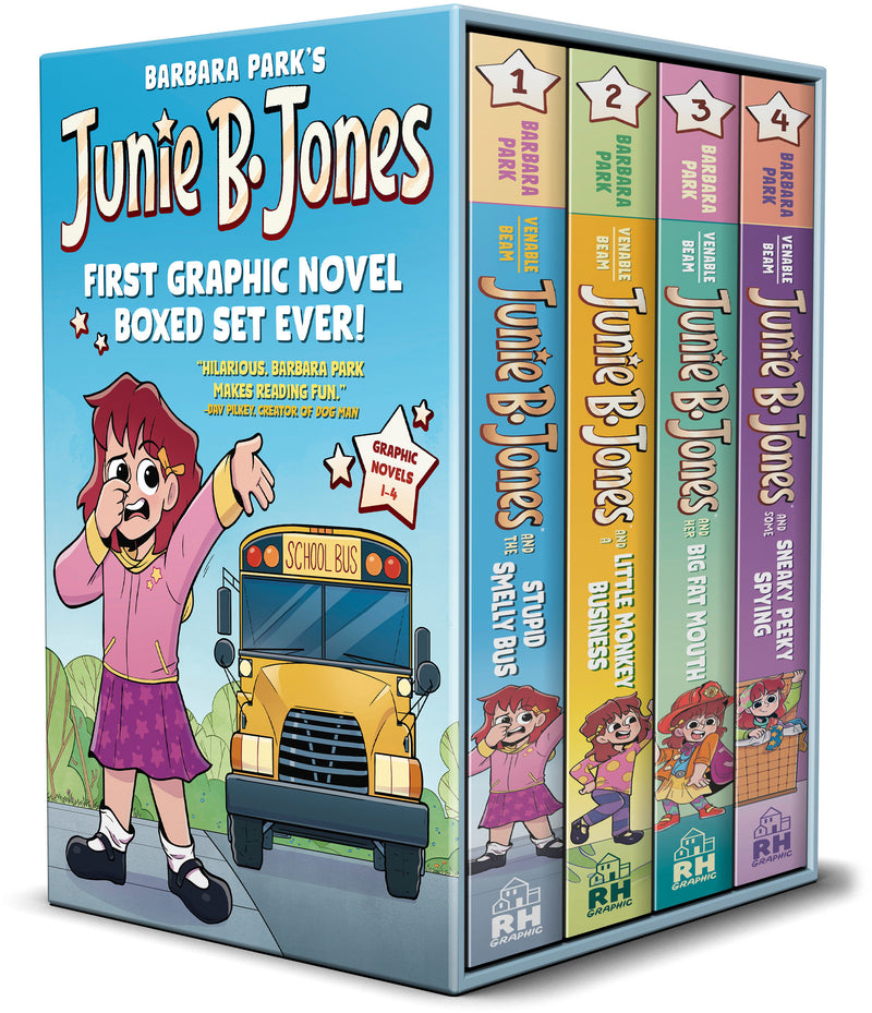 Junie B. Jones First Graphic Novel Boxed Set Ever! (Graphic Novels 1-4)