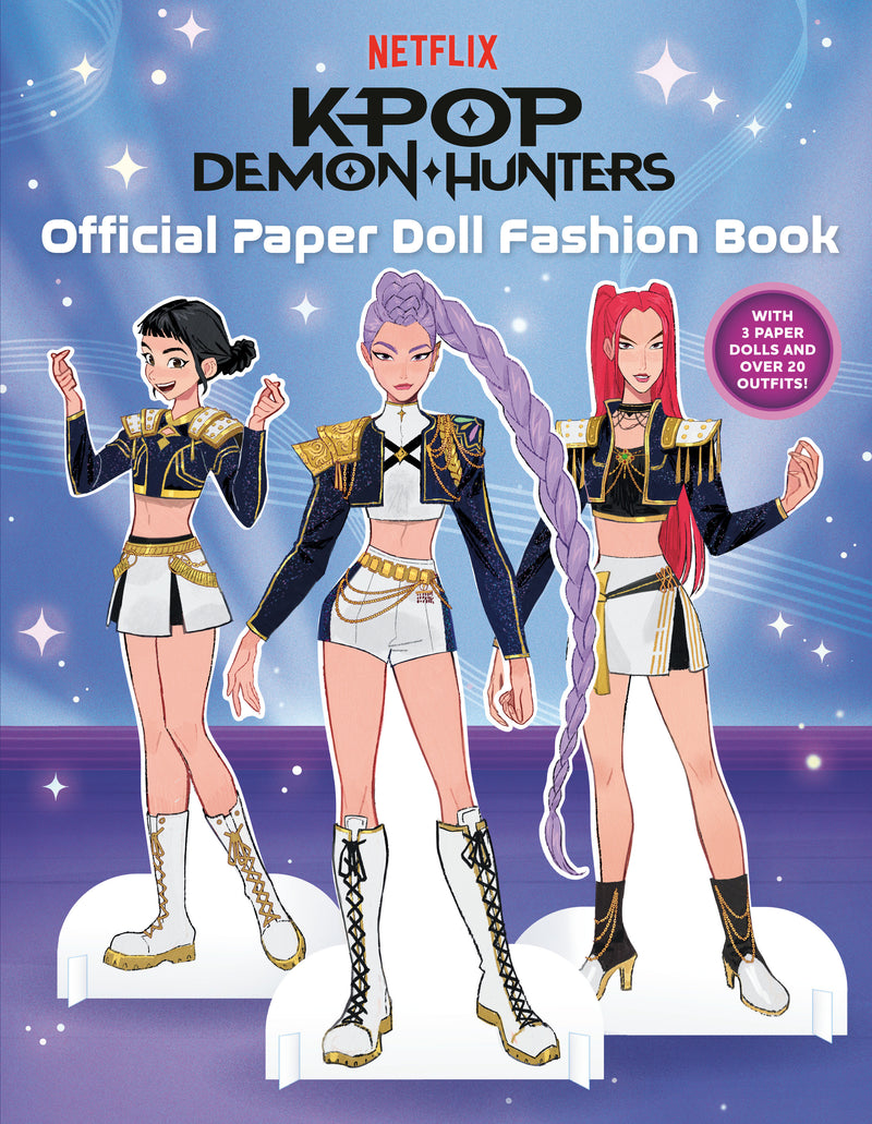 KPop Demon Hunters Official Paper Doll Fashion Book