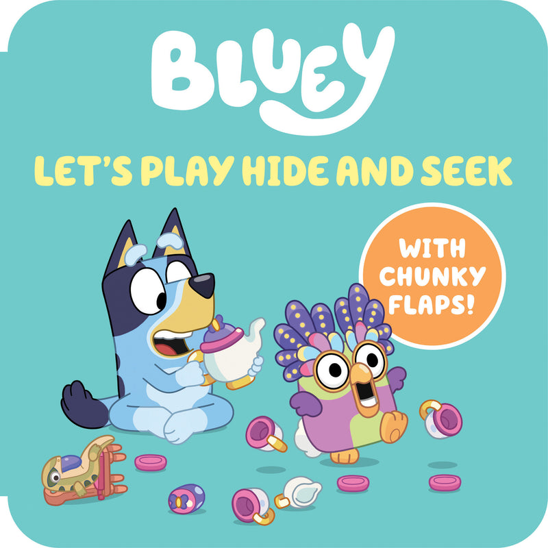 Bluey: Let's Play Hide and Seek: A Chunky Flap Board Book