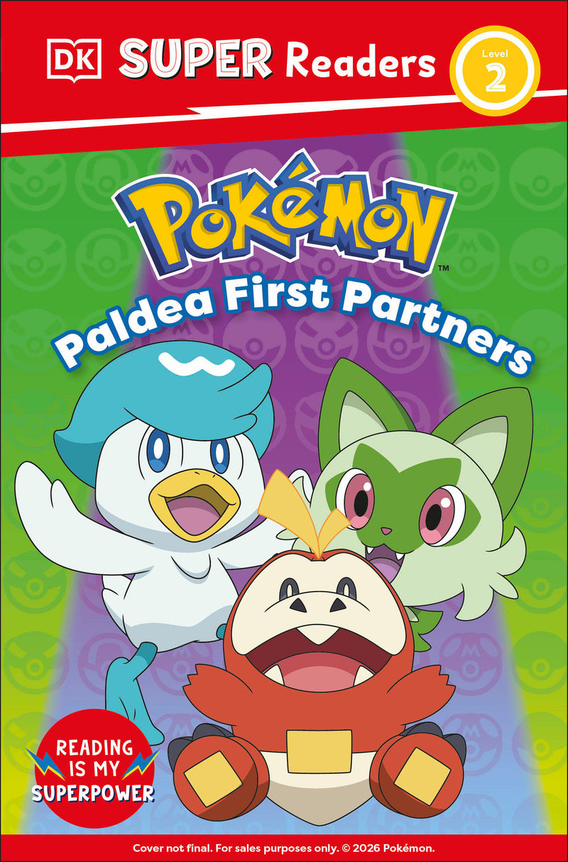 DK Super Readers Level 2 Pokémon Paldean First Partners