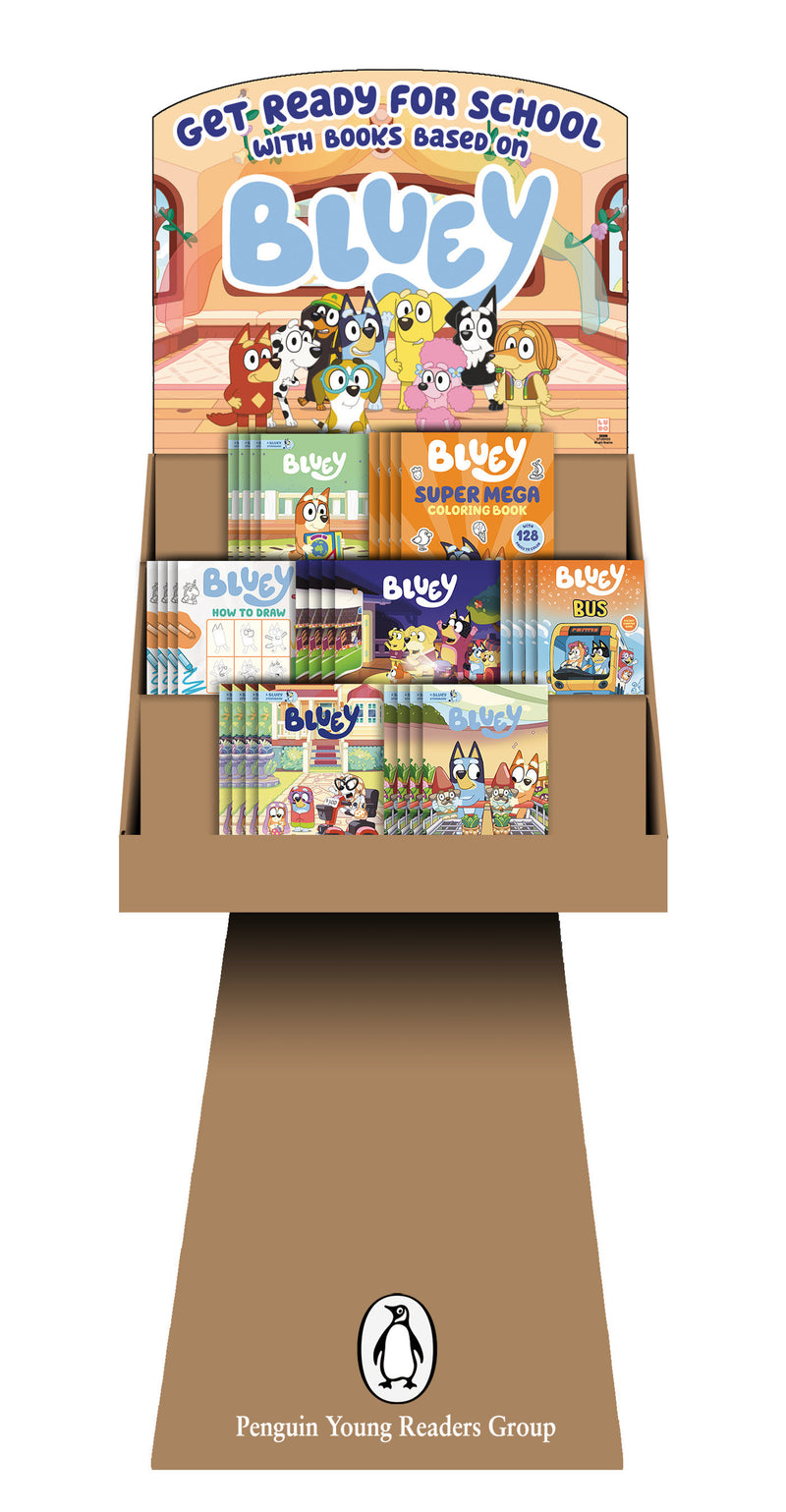 Bluey Back to School 2026 32-Copy Floor Display