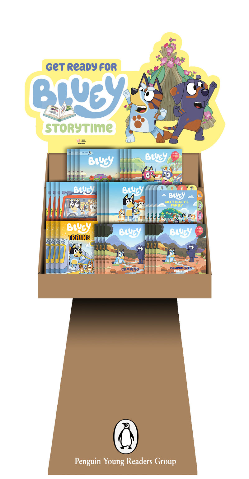 Bluey Storytime 2026 32c floor display