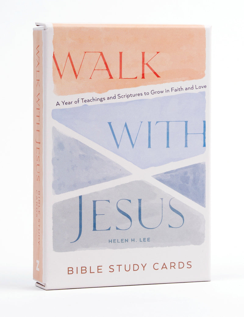 Walk with Jesus Bible Study Cards: A Year of Teachings and Scriptures to Grow in Faith and Love (A 52-Week Devotional Gift for Christian Women)
