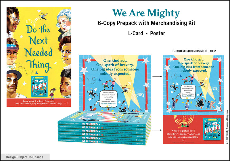 We Are Mighty 6-Copy Prepack with Merchandising Kit