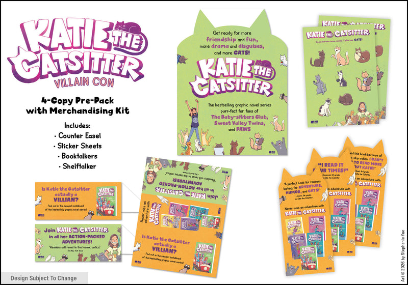 Katie the Catsitter 5: Villain Con 4-Copy Prepack with Merchandising Kit