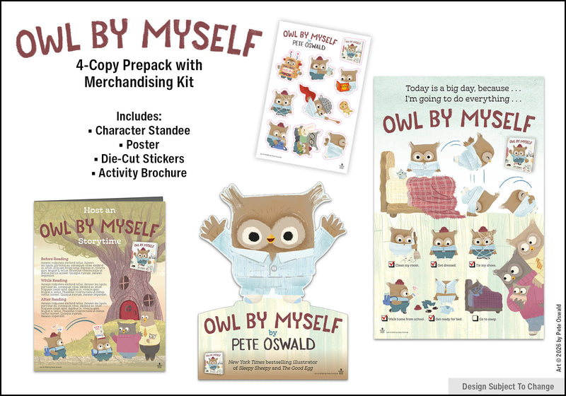 Owl By Myself 4-Copy Prepack with Merchandising Kit