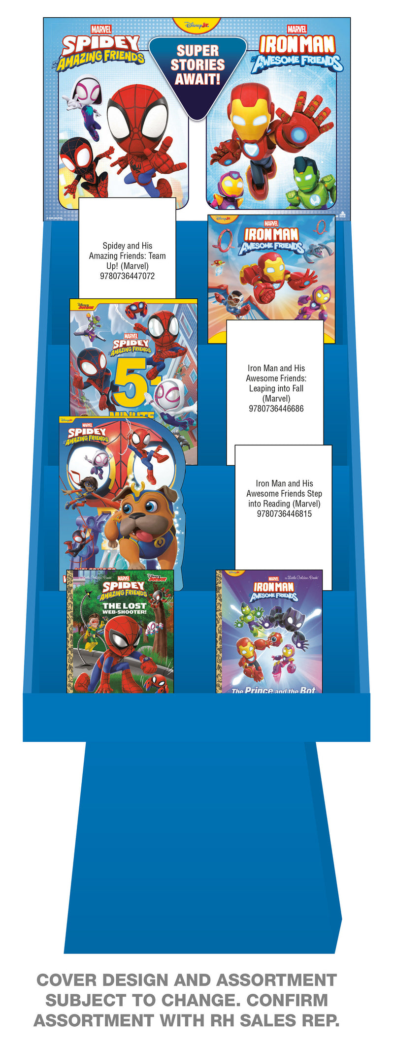 Marvel Iron Man and Spidey 36-Copy Multiformat Display