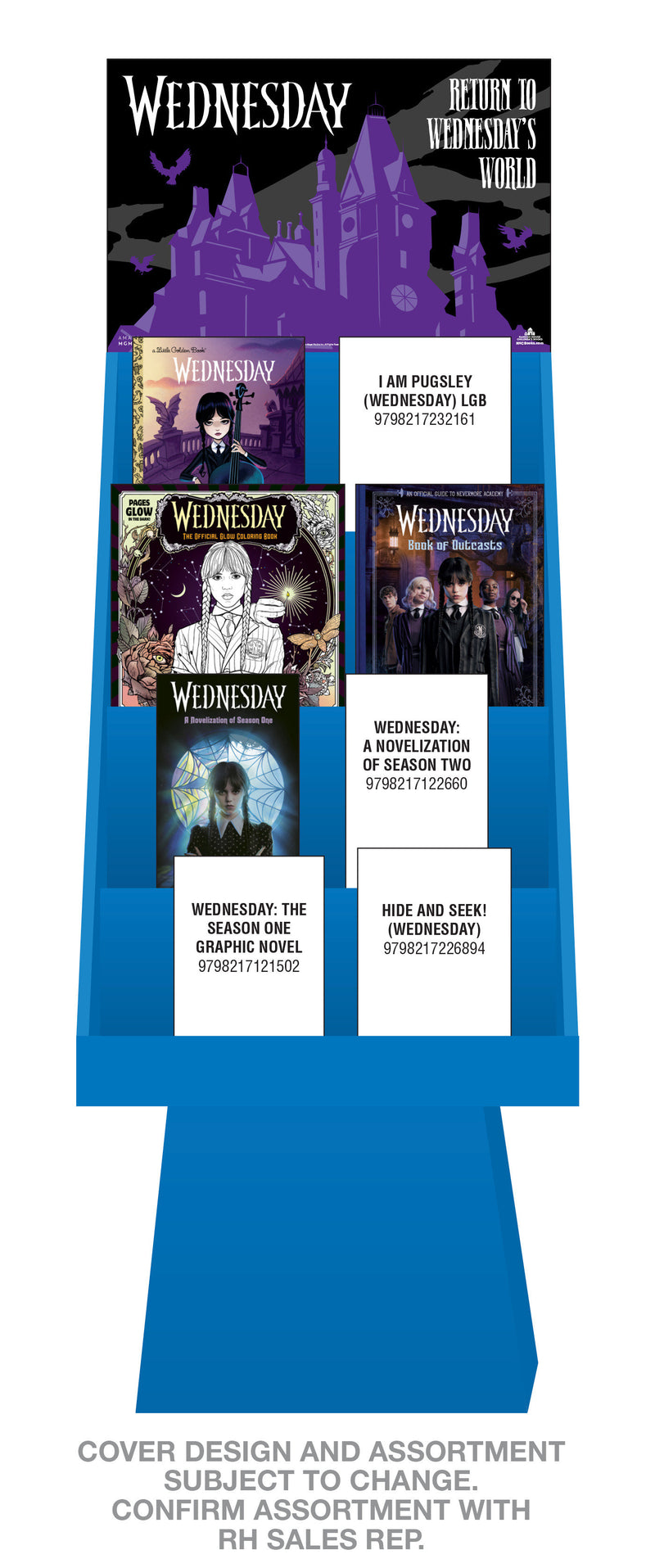 ?Wednesday's Nevermore Academy 36-copy SIDEKICK Floor Display