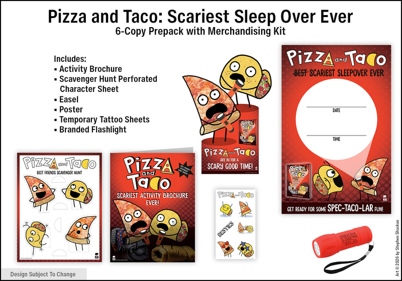 Pizza and Taco: Scariest Sleepover Ever 6-Copy Prepack with Merchandising Kit