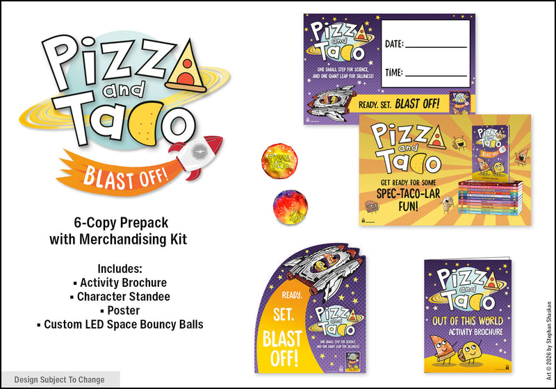 Pizza and Taco: Blast Off! 6-Copy Prepack with Merchandising Kit