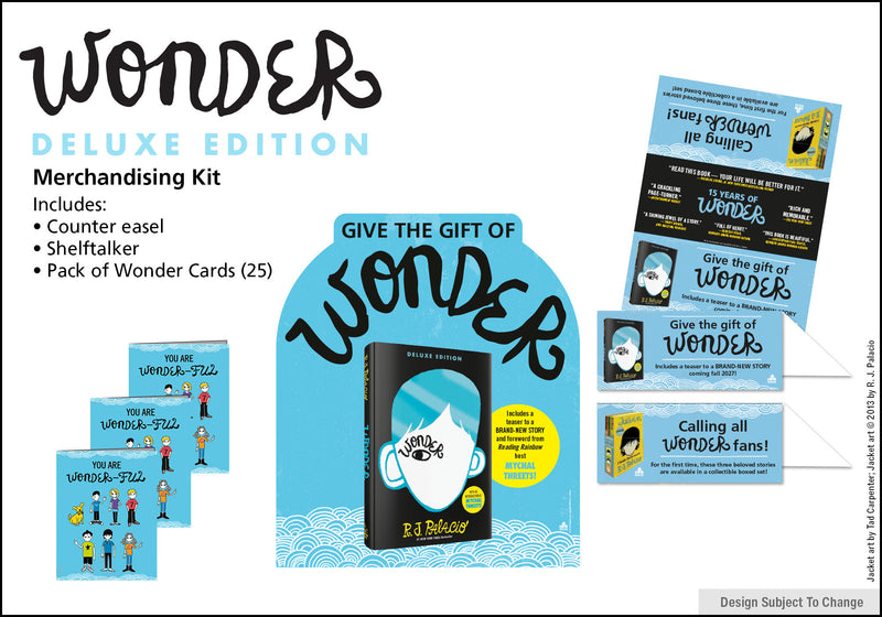 Wonder Deluxe Edition Indie SIGNED 4-Copy Prepack with Merchandising Kit