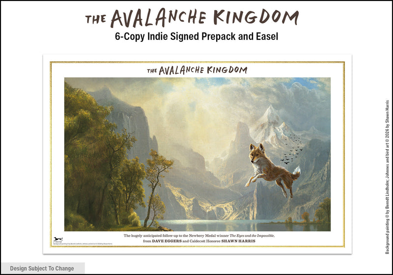 The Avalanche Kingdom Indie Signed 6-Copy Prepack with Easel