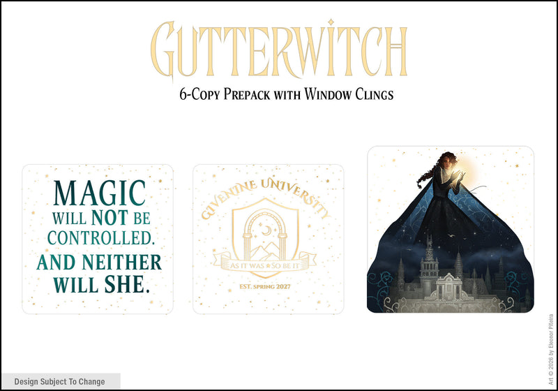 Gutterwitch 6-Copy Prepack with Window Clings