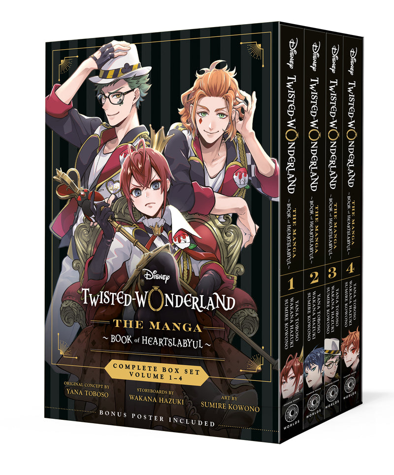 Twisted-Wonderland: Book of Heartslabyul (The Manga), Boxed Set: Volumes 1-4