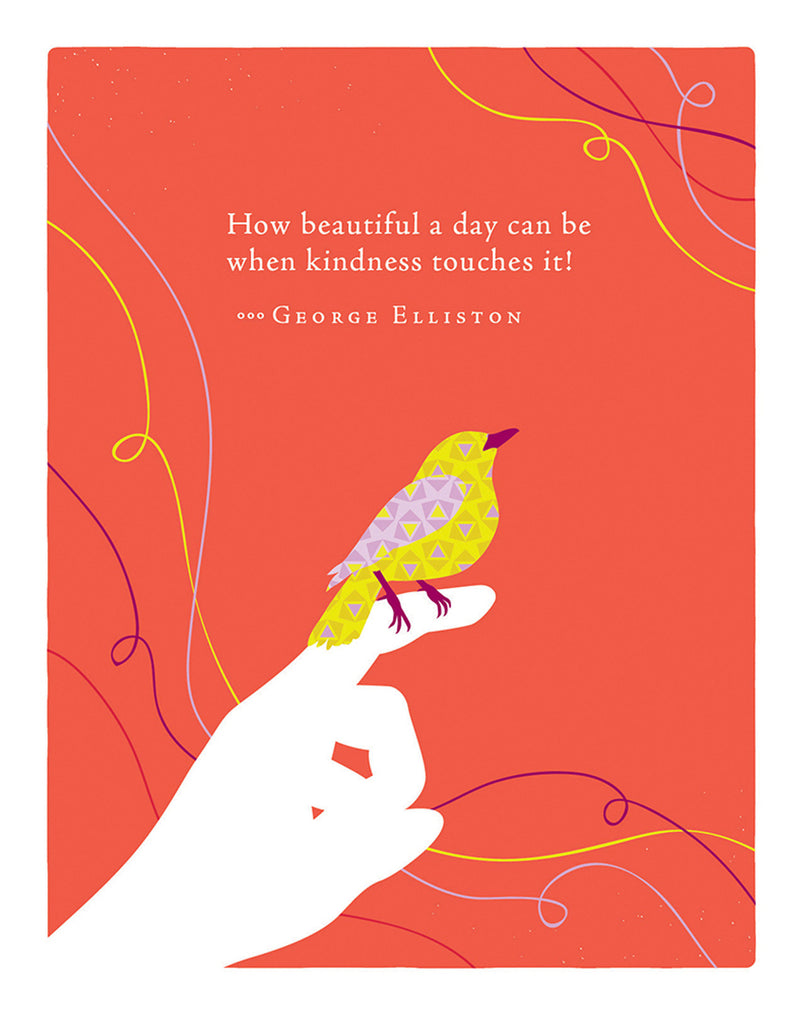 Positively Green Greeting Cards: Appreciation - How beautiful a day can be when (Pack of 6)