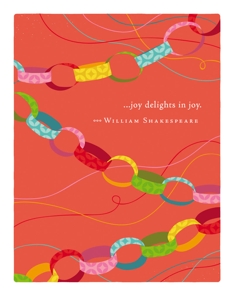 Positively Green Greeting Cards: Birthday - Joy Delights in Joy (Pack of 6)