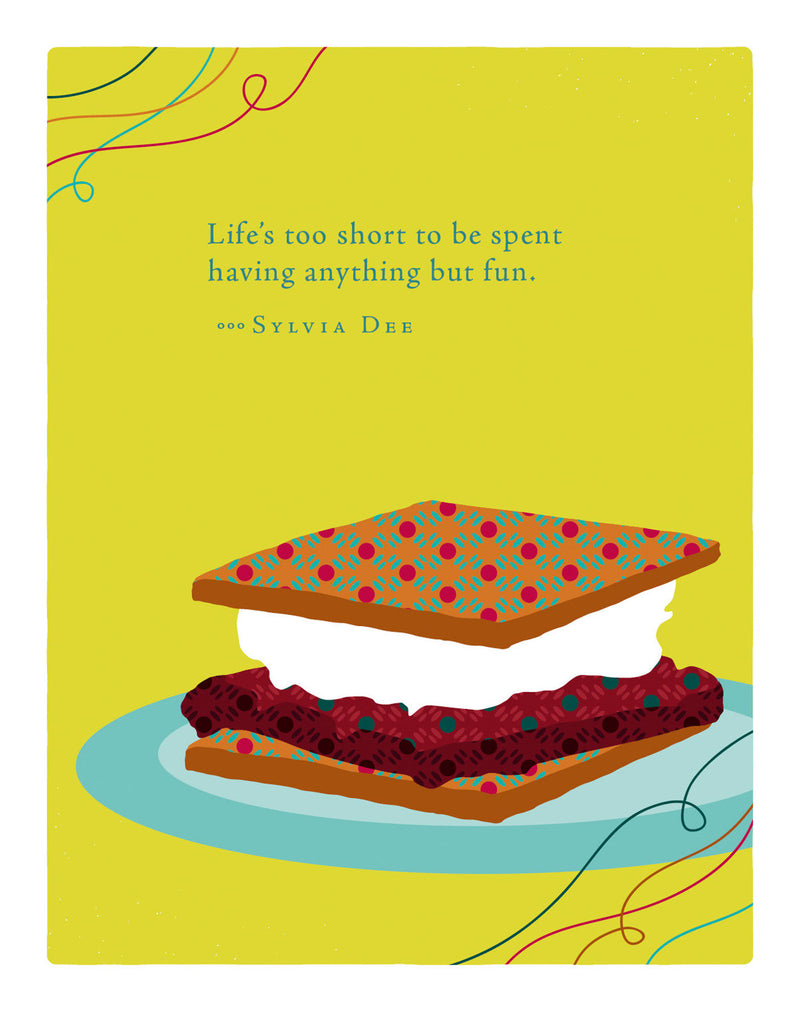 Positively Green Greeting Cards: Birthday - Life's too short to be spent having (Pack of 6)