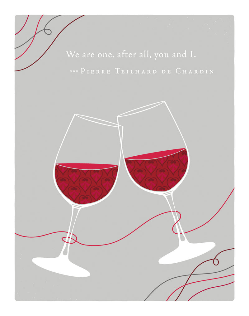 Positively Green Greeting Cards: Valentine's Day - We are one, after all, you and I (Pack of 6)
