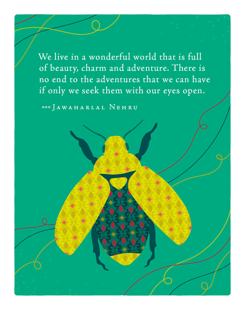 Positively Green Greeting Cards: Birthday - We live in a wonderful world (Pack of 6)