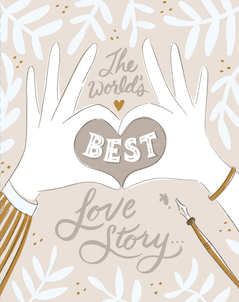 Love Muchly Greeting Cards: Wedding - The world's best love story (Pack of 6)
