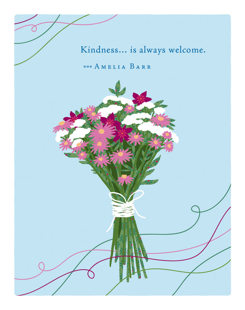 Positively Green Greeting Cards: Thank You - Kindness...is always welcome (Pack of 6)