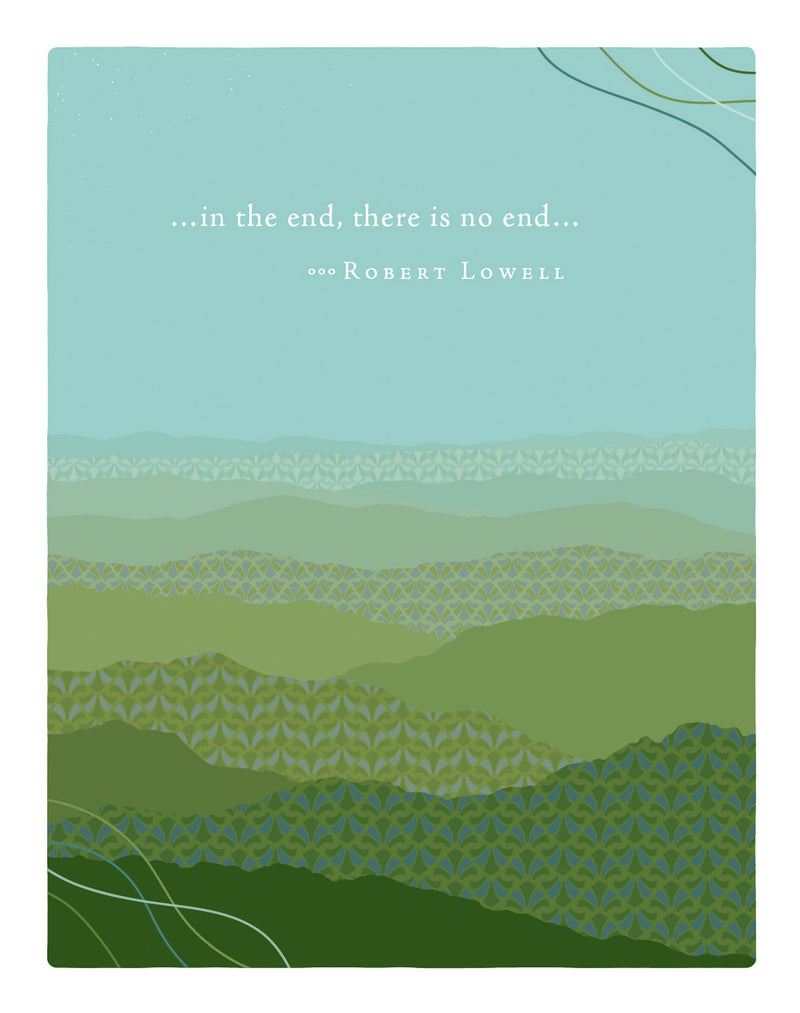 Positively Green Greeting Cards: Sympathy - In the End, There Is No End (Pack of 6)