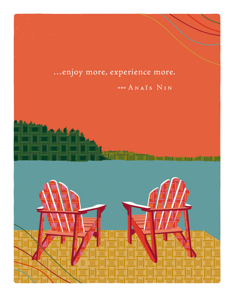 Positively Green Greeting Cards: Retirement - Enjoy more, experience more (Pack of 6)