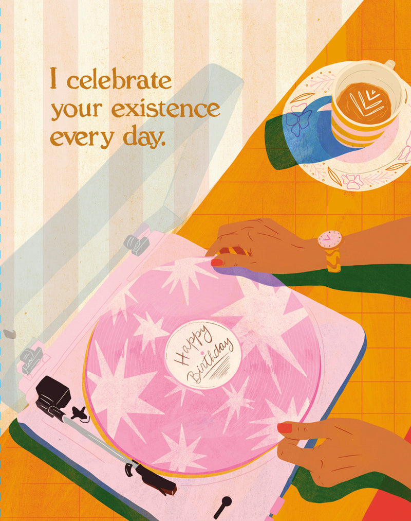 Love Muchly Greeting Cards: Birthday - I celebrate your existence every (Pack of 6)
