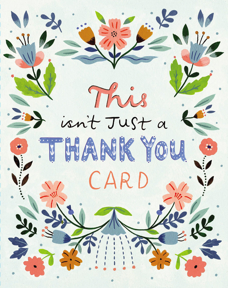 Love Muchly Greeting Cards: Thank You - This isn't just a thank you card (Pack of 6)