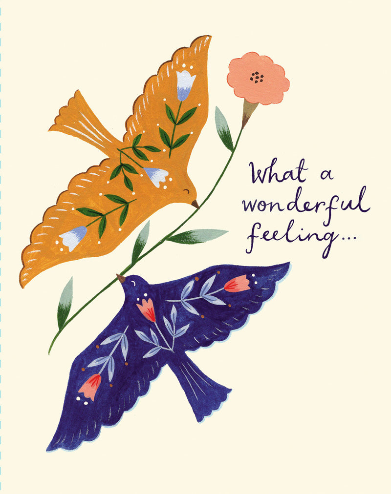 Love Muchly Greeting Cards: Friendship - What a wonderful feeling (Pack of 6)