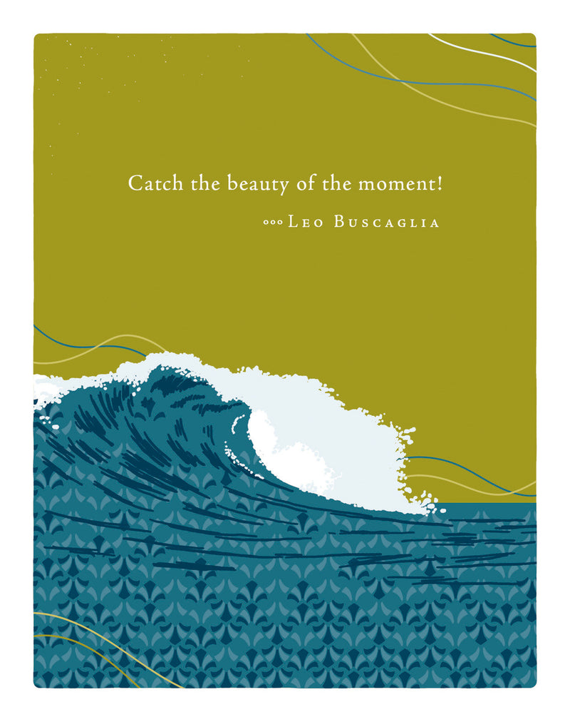 Positively Green Greeting Cards: Birthday - Catch the beauty of the moment (Pack of 6)