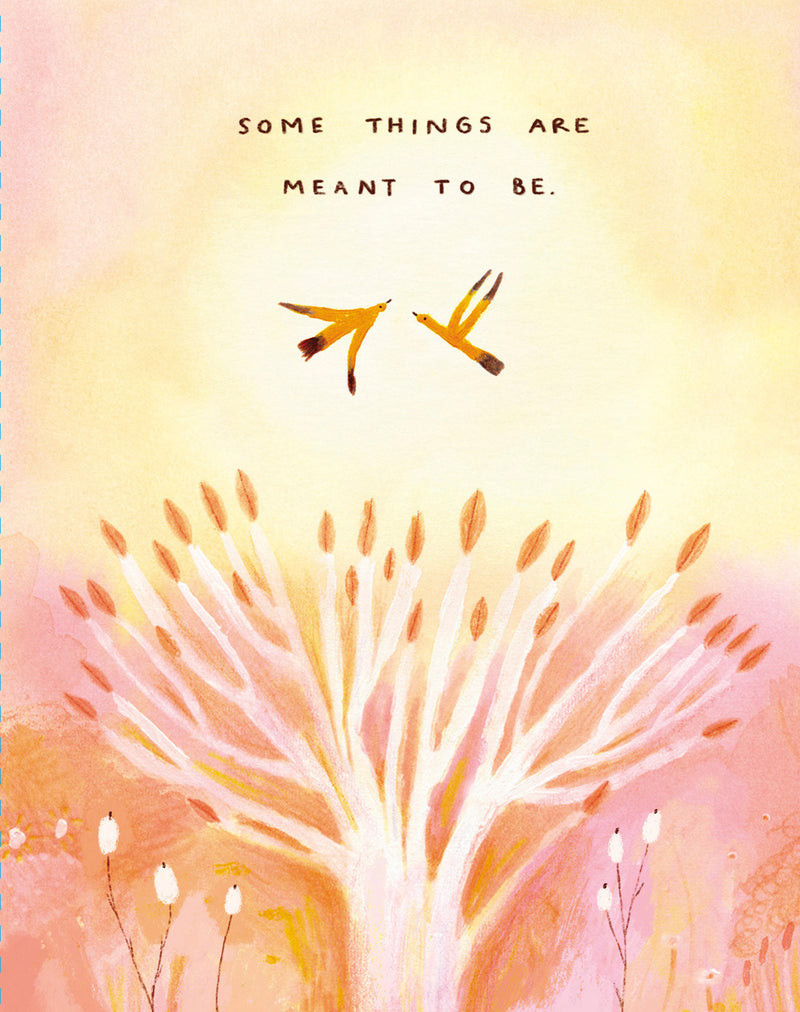 Love Muchly Greeting Cards: Wedding - Some things are meant to be (Pack of 6)