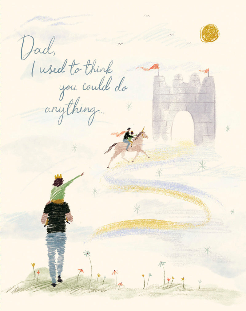 Love Muchly Greeting Cards: Father's Day - Dad, I used to think you could do anything... (Pack of 6)