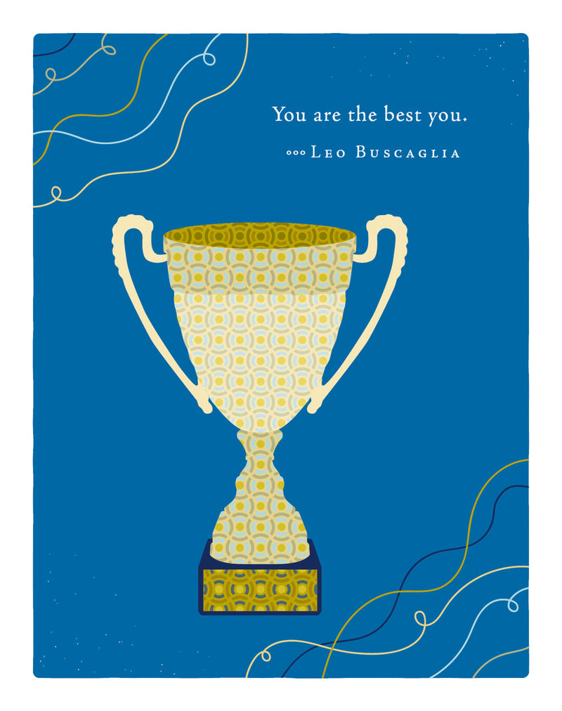 Positively Green Greeting Cards: Birthday - You are the best you. (Pack of 6)
