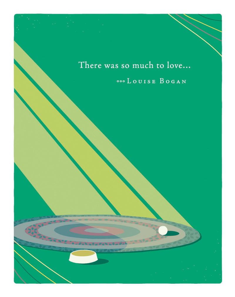 Positively Green Greeting Cards: Pet Sympathy - There was so much to love (Pack of 6)